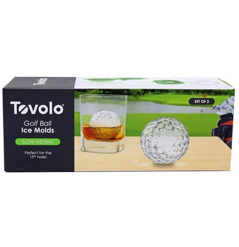 Tovolo Golf Ball Ice Molds - Set of 3 | Because You Cook