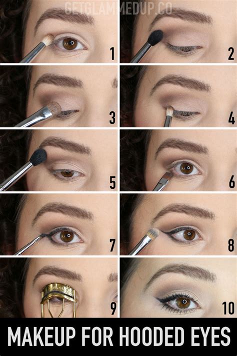 VIDEO: Eye Makeup for Hooded Eyes - How to Apply Eyeshadow, Liner, Brows: GetGlammedUp ...