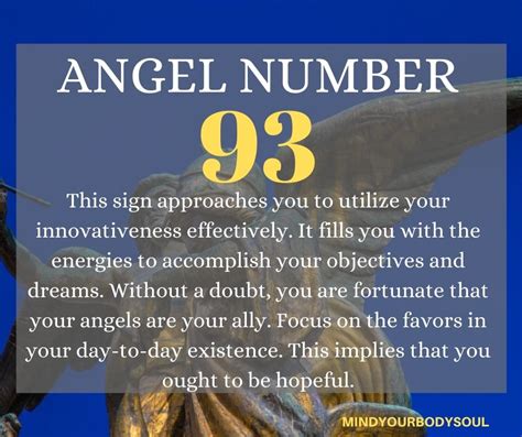 93 Angel Number: Meaning And Symbolism - Mind Your Body Soul