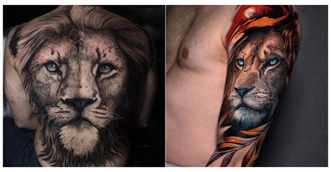 Roar with Style: Lion Face Chest Tattoo Ideas for Brave Hearts