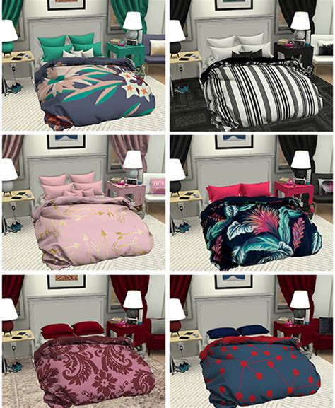 Blanket Collection 10 Sims4luxury Sims 4 Sims Sims 4 Cc Blankets ...