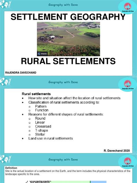 5 Geography Grade 12 Rural Settlements | PDF | Agriculture | Transport