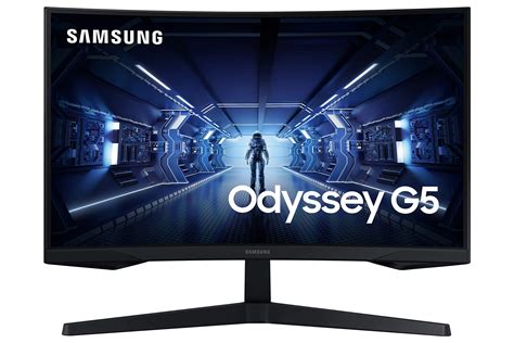 Buy SAMSUNG Odyssey G5 Series 27-Inch WQHD (2560x1440) Gaming Monitor, 144Hz, Curved, 1ms, HDMI ...