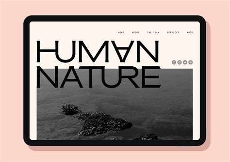 Human Nature rebranding / 2020 on Behance