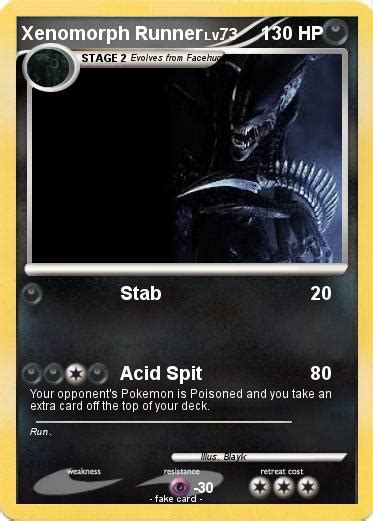 Pokémon Xenomorph Runner 1 1 - Stab - My Pokemon Card