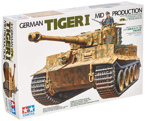 Buy Tamiya TM35194 35194 German Tiger I Mid Production Tank 1:35 Model Kit Online at desertcartINDIA