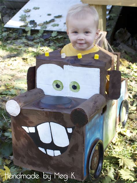 Handmade by Meg K: Ben's 'Tow Mater' Costume