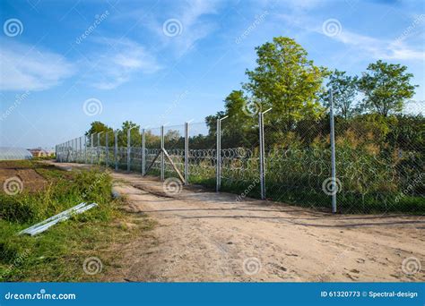 The Fence Protecting the Border between Hungary and Serbia Editorial ...