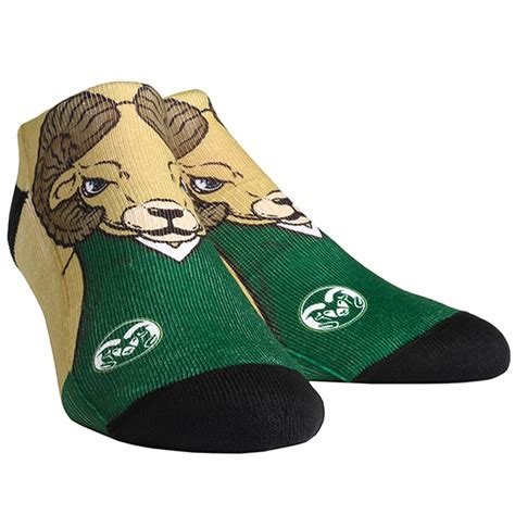 Colorado State Rams Women's Mascot Low Ankle Socks