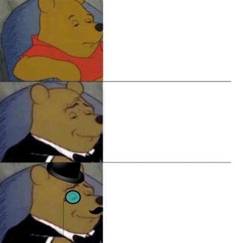 Tuxedo Winnie the Pooh 3 panel Meme Template - Piñata Farms - The best meme generator and meme ...