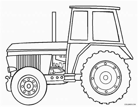 John Deere Tractor Coloring Page