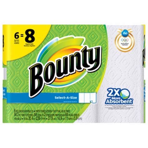 Bounty Paper Towels, 6 rolls - Pick ‘n Save