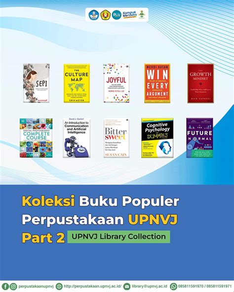 Koleksi Buku Populer Perpustakaan UPNVJ Part 2 - UPT Perpustakaan