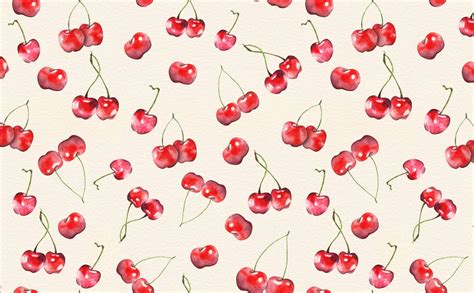 🔥 Free Download Cherry Pattern Wallpaper For Walls by @rroach ...