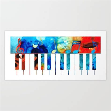 #piano #colorfulart piano, piano keys, keys, musical notes, notes, musical, music, musician ...