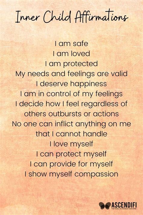 “Positive Affirmations for your Inner Child, Click to read 5 Ways to Connect to your Inner Child ...