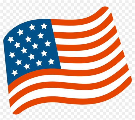 Open - Bandera De Estados Unidos Emoji Clipart (#159463) - PikPng