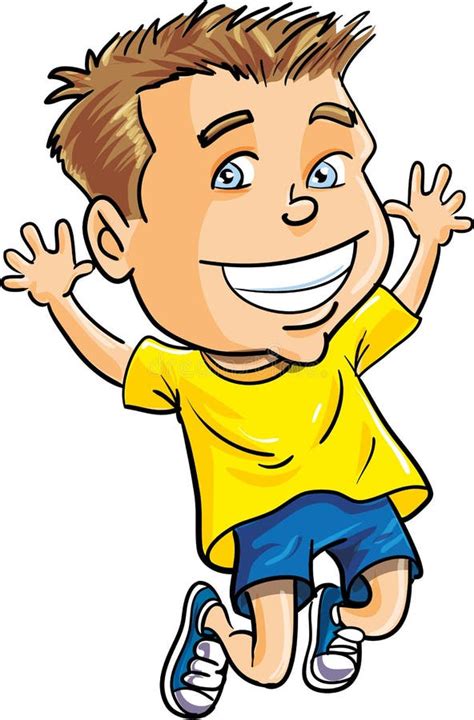 Jumping For Joy Cartoon