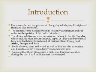 Evolution of man | PPT