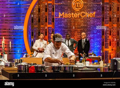 Master Chef Competition in TV Studio, Cologne, Germany Stock Photo - Alamy