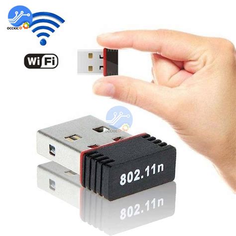 Wireless Mini USB Wifi Adapter 802.11N 150Mbps USB2.0 Receiver Dongle MT7601 Network Card For ...