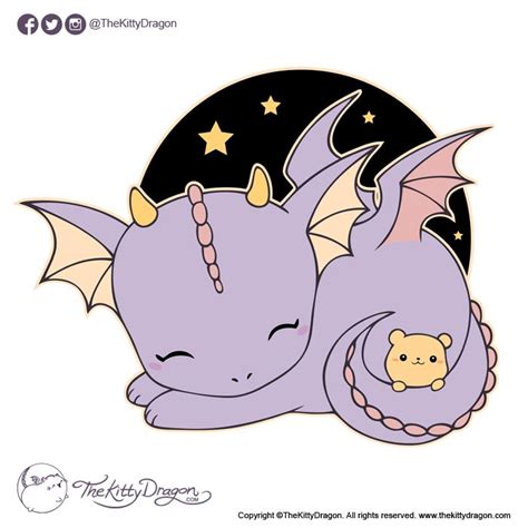 TheKittyDragon Shop | Redbubble | Baby dragons drawing, Baby dragon art, Cute dragon drawing