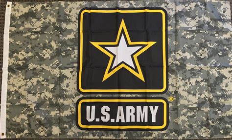 United States Army And American Flag