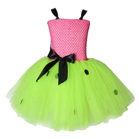 Hot Pink and Lime Green Tutu Dresses For Girls Tulle Birthday Party ...