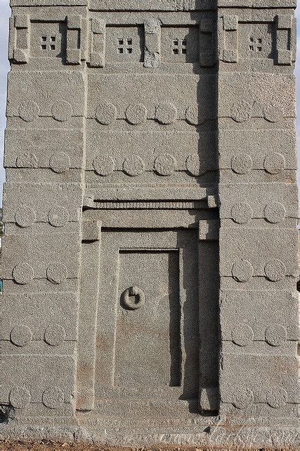 False Door, Stela 2, North Stelae Field, Axum, Tigray, Ethiopia, April 2009 | Ethiopia, Obelisk ...