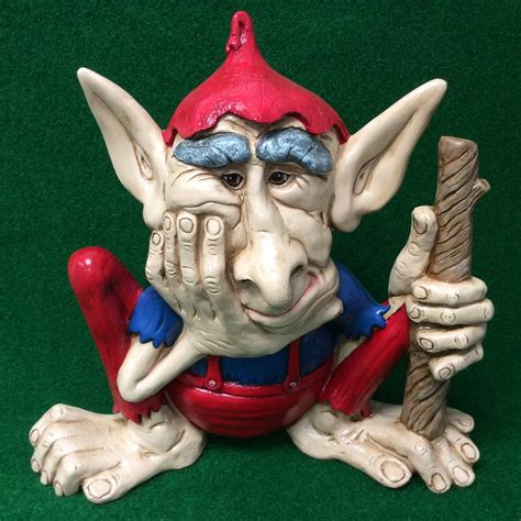 Troll Troll Statue Troll Garden Art Troll Yard Art Joy - Etsy