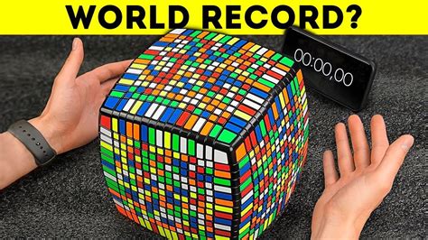 How To Solve A Rubik's Cube World Record - World Guinnes