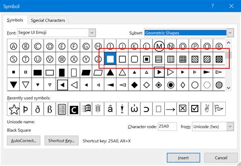 Alt Code Shortcuts for Square Symbols – WebNots