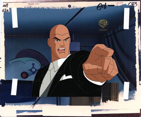 SUPERMAN: The Animated Series Animation Cell featuring LEX LUTHOR!, in ...