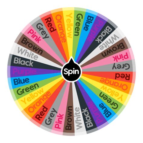 Colors | Spin The Wheel App