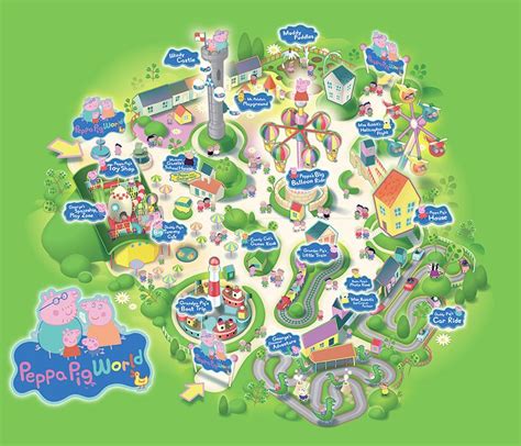 Peppa Pig World Park Map Days Out With Kids, Fun Days Out, Family Weekend, Family Days Out ...