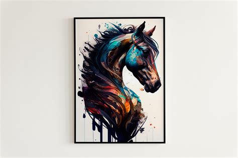 Abstract Horse Digital Art Digital Download - Etsy