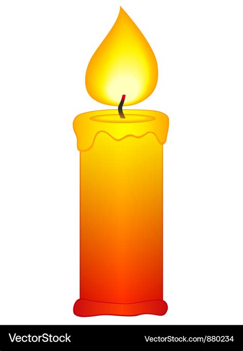 Candle Royalty Free Vector Image - VectorStock