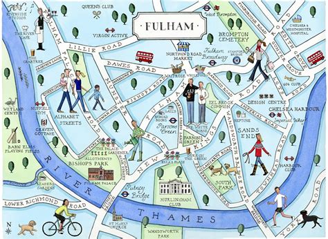 Fulham Map — Camilla Charnock