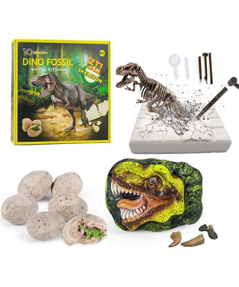 Dinosaur Fossil Digging Kit for Kids Dinosaur Eggs Excavation Kit Dino Fossil Dig Kit Great STEM ...