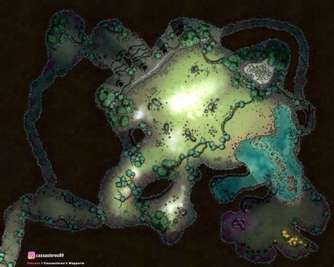 Green Dragon's Lair : battlemaps | Dragon's lair, Dungeon maps, Green dragon