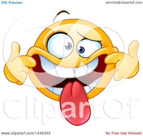 Silly Face Emoji Svg