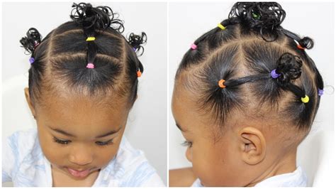 Toddler Hairstyle 👧🏽 | Elastic Hairstyle - YouTube