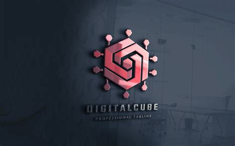 Digital Cube Logo Template #156550 - TemplateMonster