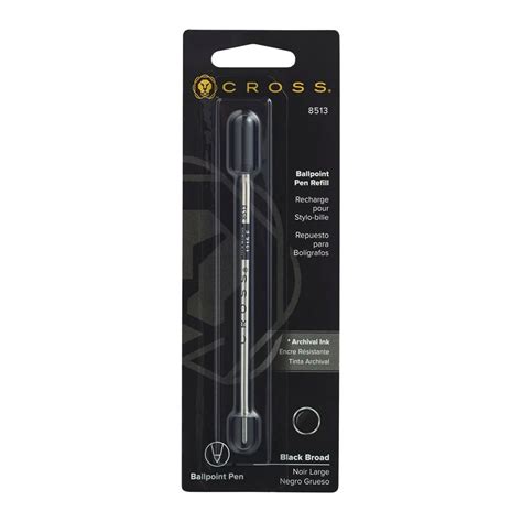 Cross Ballpoint Pen Refill Black Medium Item# 8513