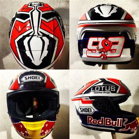 Marc Marquez Helmet / Untitled Daidegas The Gold Shoei Of Marc Marquez Helmet Shoei Helmets ...