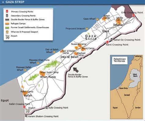 Gaza E.R. ~ Map: In and Out of Gaza | Wide Angle | PBS