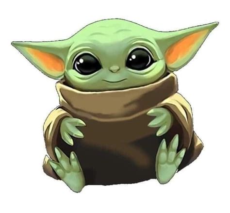 Adorable Baby Yoda Drawing