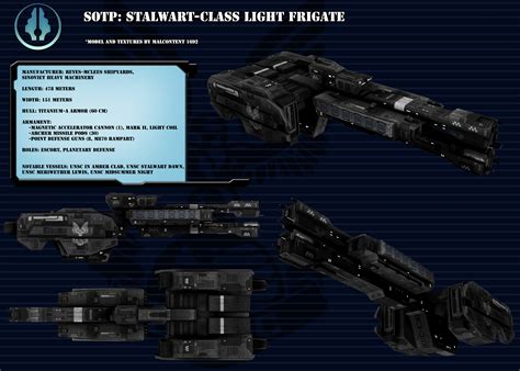 Halo-UNSC Stalwart-class light frigate (SotP) by Malcontent1692 on ...