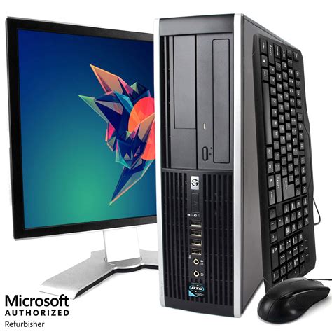 Refurbished HP SFF Desktop PC with Intel Core 2 Duo Processor, 4GB ...