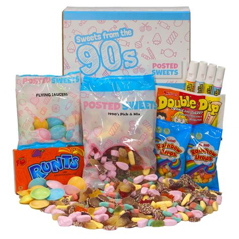 1990's Retro Sweet Box Hamper - Posted Sweets | Retro Sweets